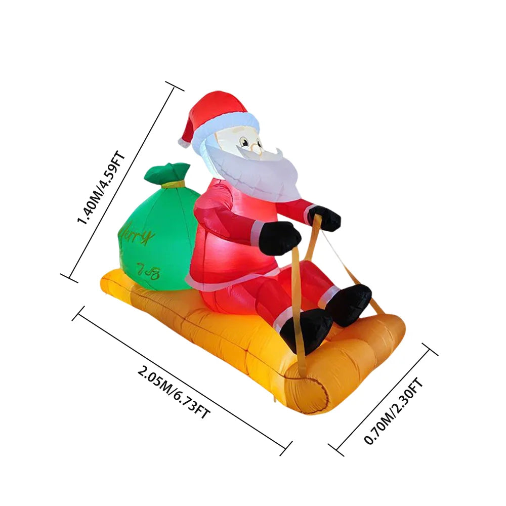 8FT Climbing Inflatable Santa