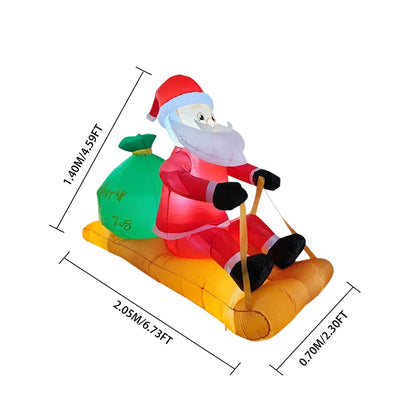 8FT Climbing Inflatable Santa