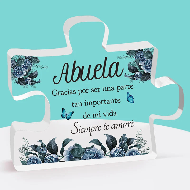 1pc, SpanishGifts For Grandma Acrylic Decorations Delicate Grandma Gifts From Grandchildren Christmas Anniversary Birthday Gifts