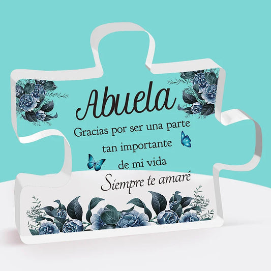1pc, SpanishGifts For Grandma Acrylic Decorations Delicate Grandma Gifts From Grandchildren Christmas Anniversary Birthday Gifts