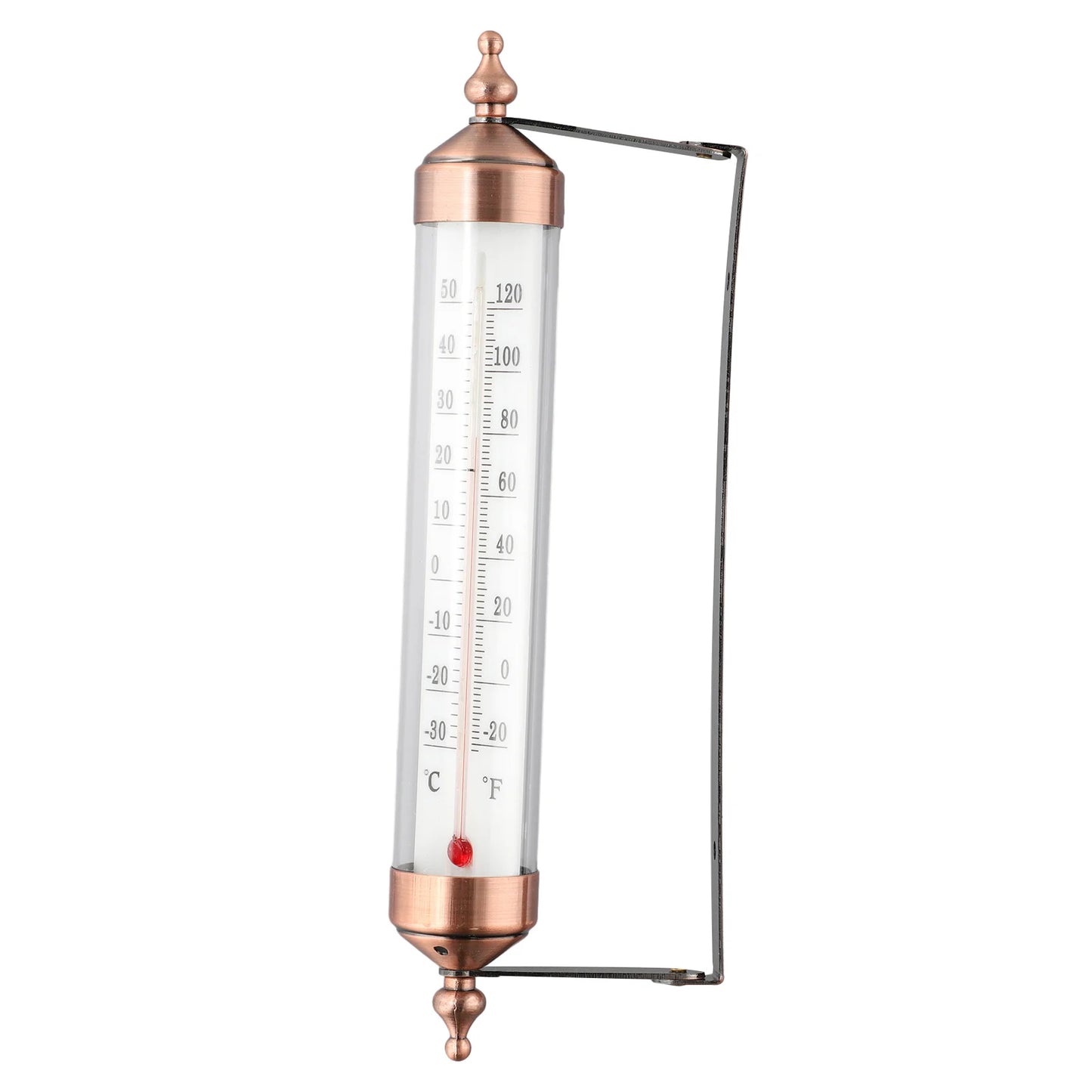 Outdoor Thermometer Garden Patio Outside Wall Greenhouse Sun Terrace Bronze Effect Outside Wall Thermometer Outdoor Thermometers