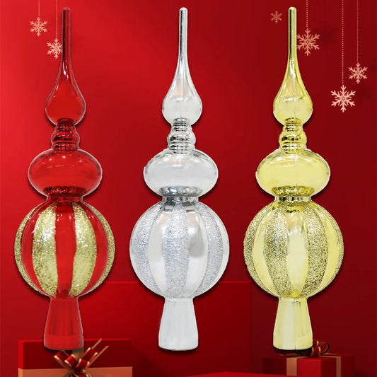 Christmas Tree Decorations, Shiny Christmas Tree Top Ornaments Christmas Tree Hang Pendant Festival Ornament For Home Decor