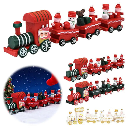 Christmas Train Merry Christmas Decorations For Home 2025 Cristmas Ornament Xmas Navidad Noel Gifts Happy New Year 2026 Gifts