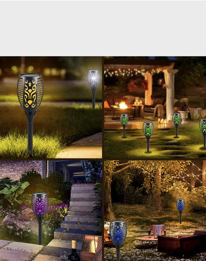 Outdoor LED Solar Garden Landscaping for Lawn Patio Yard Walkway