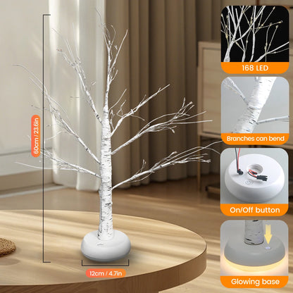 LED Christmas Birch Home Decoration Light Indoor Bedroom Party Decoration Landscape Luminous Tree Light