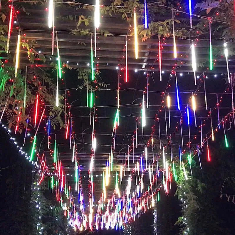 Christmas LED Outdoor Tree Garland Lights 2024 Decoration