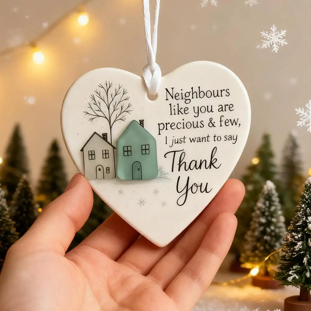 Thank You Gifts for Neighbor Christmas Ornament Old New Neighbor Welcome Gift for Neighbors Birthday Neighbor Moving Away Gifts