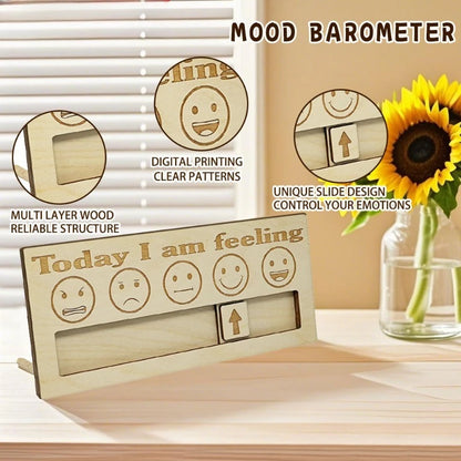 Emotions, Mood, Barometer, Personal Wooden Emotions, Cute Decorations, Christmas and Halloween Gifts, The Best Gifts for Friends