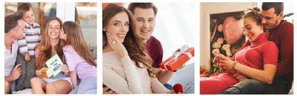 Gifts for Girls Eternal Flowers In Heart Glass Dome with Led Light Forever Preserved Rose Wedding Gift for Mom Women Girlfriend