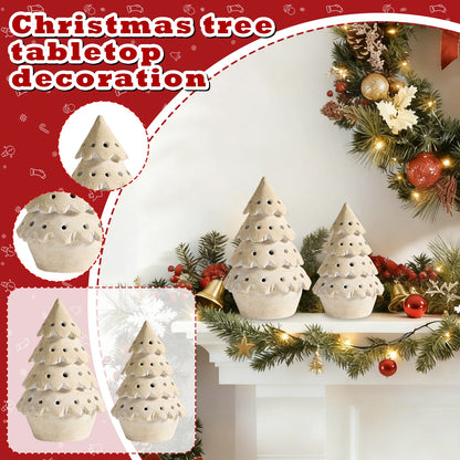Christmas Tree Snowman Desktop Decoration,Resin Snowman Statue Ornament Decoration Making The Home Filled with Xmas Atmosphere