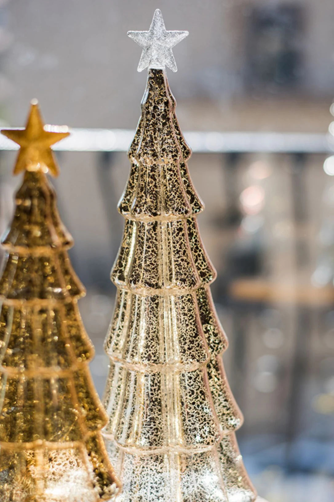 Christmas Tree Glass Night Light for Home Xmas Romantic Holiday Atmosphere Arbol De Navidad Ornaments LED Luminous Decoration