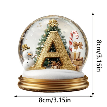 Christmas Tree Decorations Mixed Letter Desktop Ornament Family Portrait Decor Farmhouse Vacation Desktop Decoration Acrylic