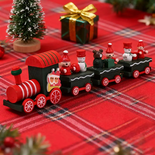 Christmas Train Merry Christmas Decorations For Home 2025 Cristmas Ornament Xmas Navidad Noel Gifts Happy New Year 2026 Gifts
