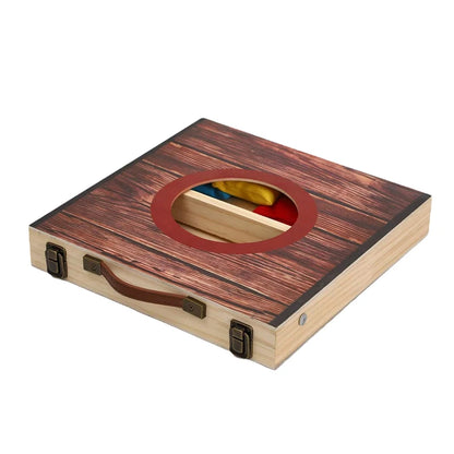 Cornhole Outdoor Game Set; With Carrying Case and Easy Fold Functionality; Suitable for Kids and Adults - Indoor/Outdoor.