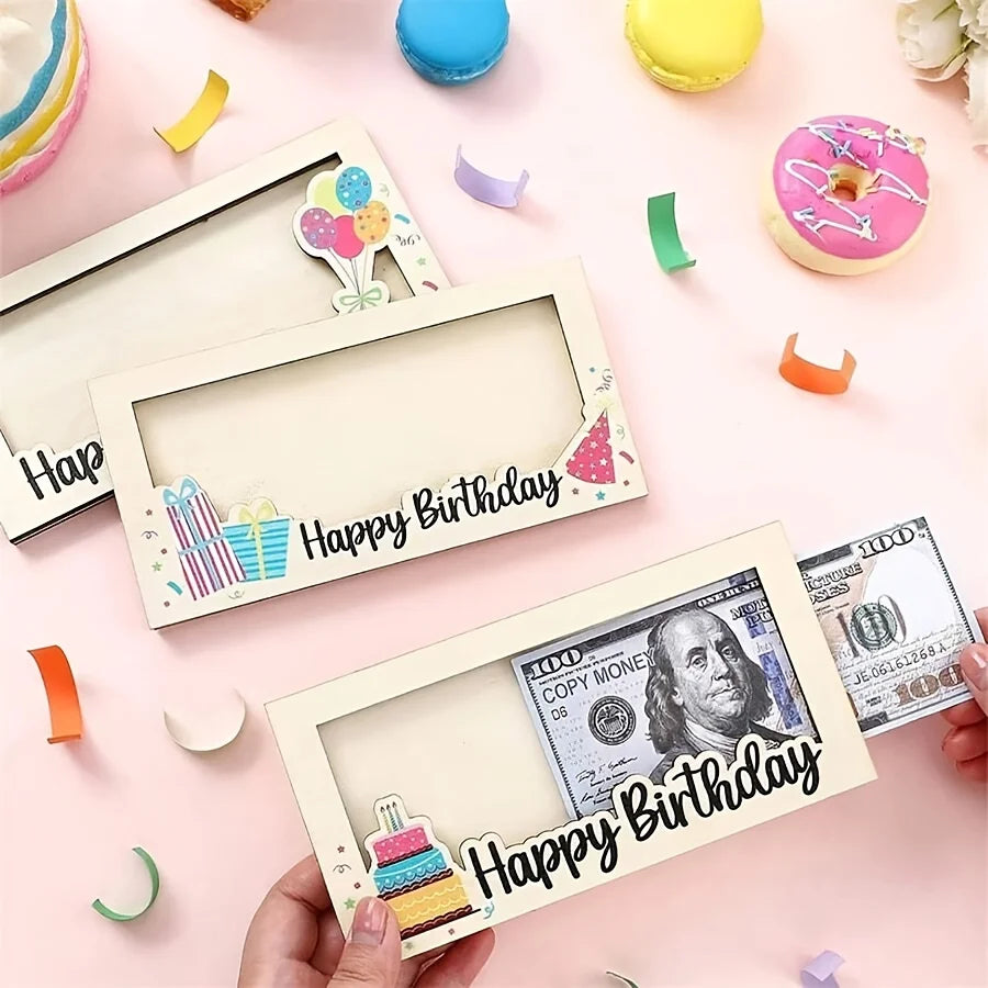 Birthday Gift, Suitable for Party Gifts and Decorations, DIY Cash Envelopes and Greeting Cards