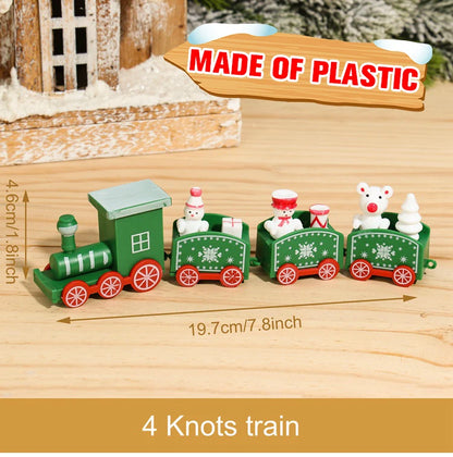 Christmas Train Merry Christmas Decorations For Home 2025 Cristmas Ornament Xmas Navidad Noel Gifts Happy New Year 2026 Gifts