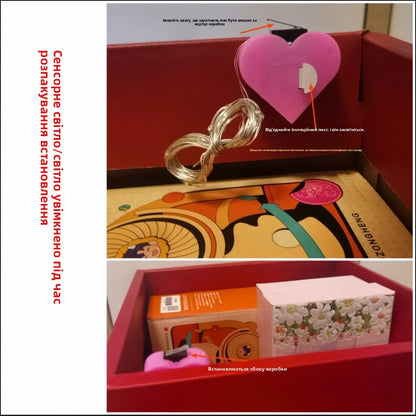 White Surprise Birthday Gift Box Extra Large Ceremony Feeling Girlfriend Present Box Special Large Size Wedding Celebration S...