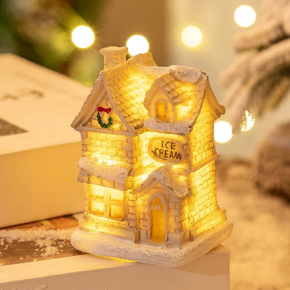 Christmas House Light Decorations For Home Ornaments Kids Xmas Gift New Year 2024 Navidad Decor Bedroom Night Light With Battery