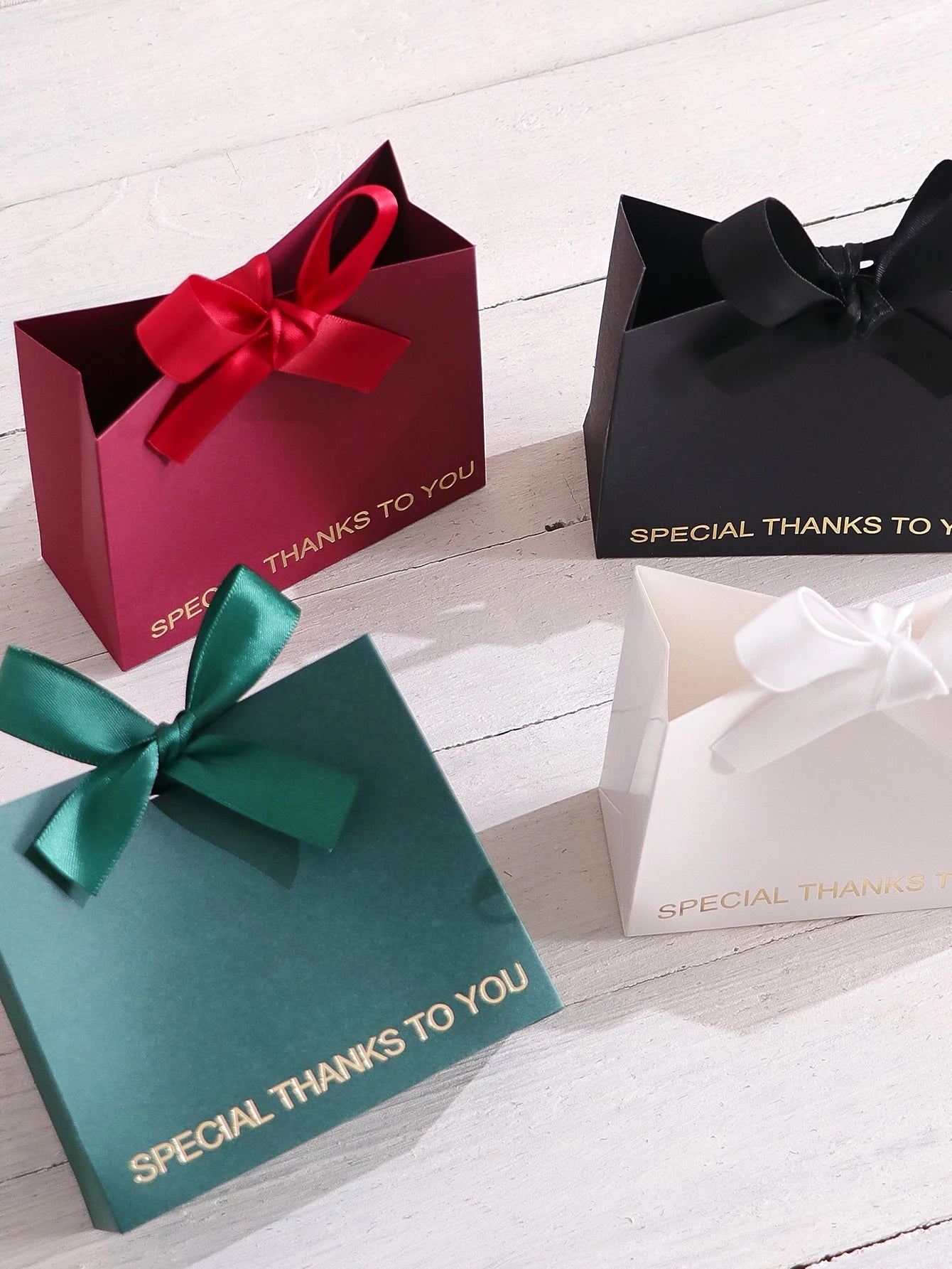 5 Small Gift Boxes with Elegant“Special Thanks” Messages Perfect for Wedding Gifts, Birthday Gifts and Thank-You Gifts Availabl