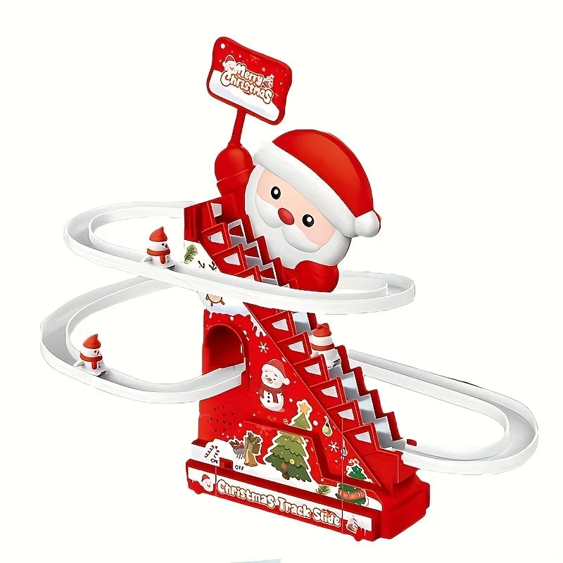 Stairs, slides, Santa Claus toys, Christmas decorations, the best gift for children during Christmas