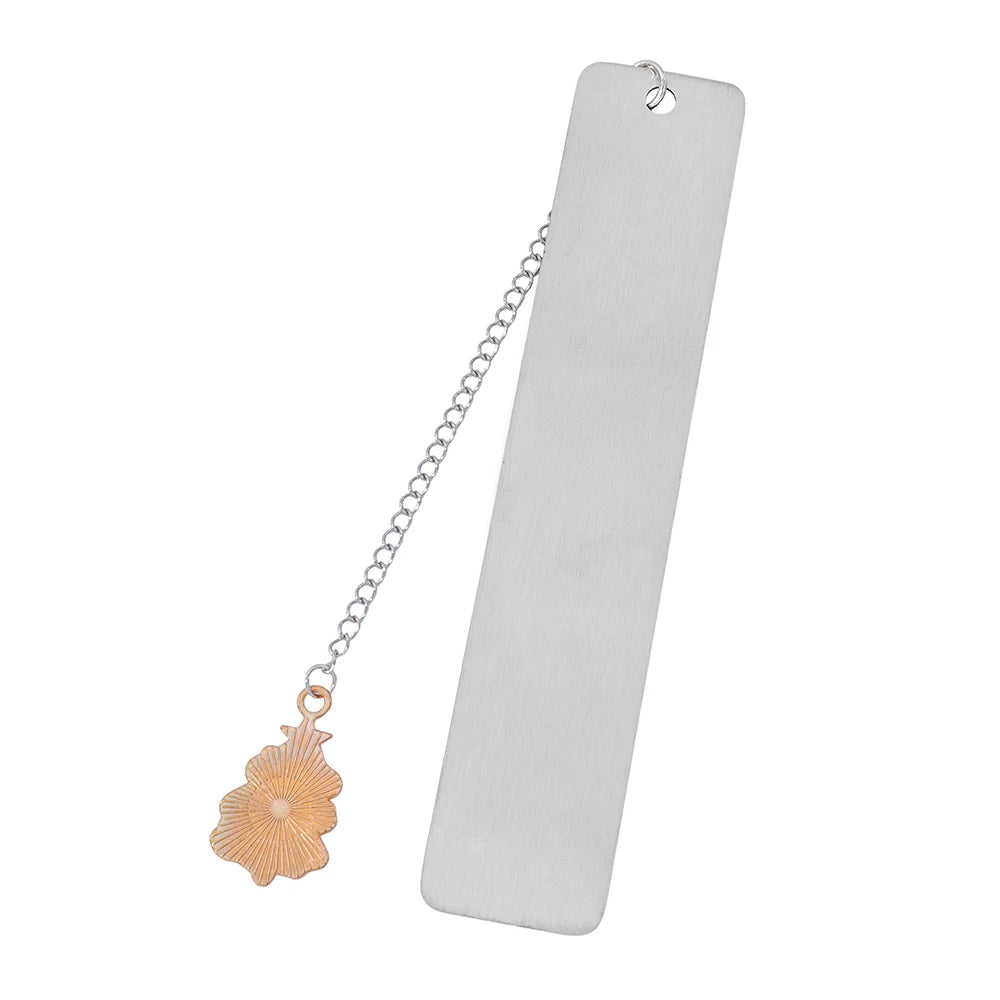 The best choice for Christmas reading gifts is stainless steel metal bookmarks, black high-end gift box packaging.