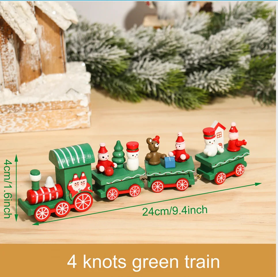 Christmas Train Merry Christmas Decorations For Home 2025 Cristmas Ornament Xmas Navidad Noel Gifts Happy New Year 2026 Gifts