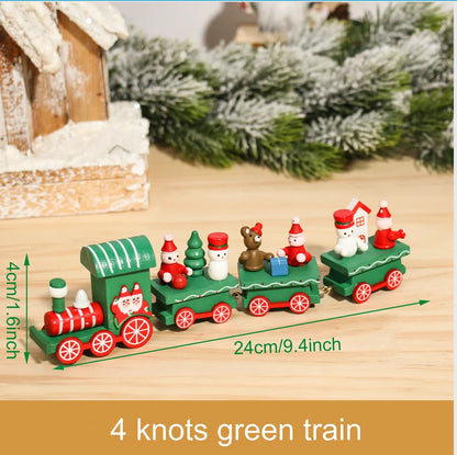 Christmas Train Merry Christmas Decorations For Home 2025 Cristmas Ornament Xmas Navidad Noel Gifts Happy New Year 2026 Gifts