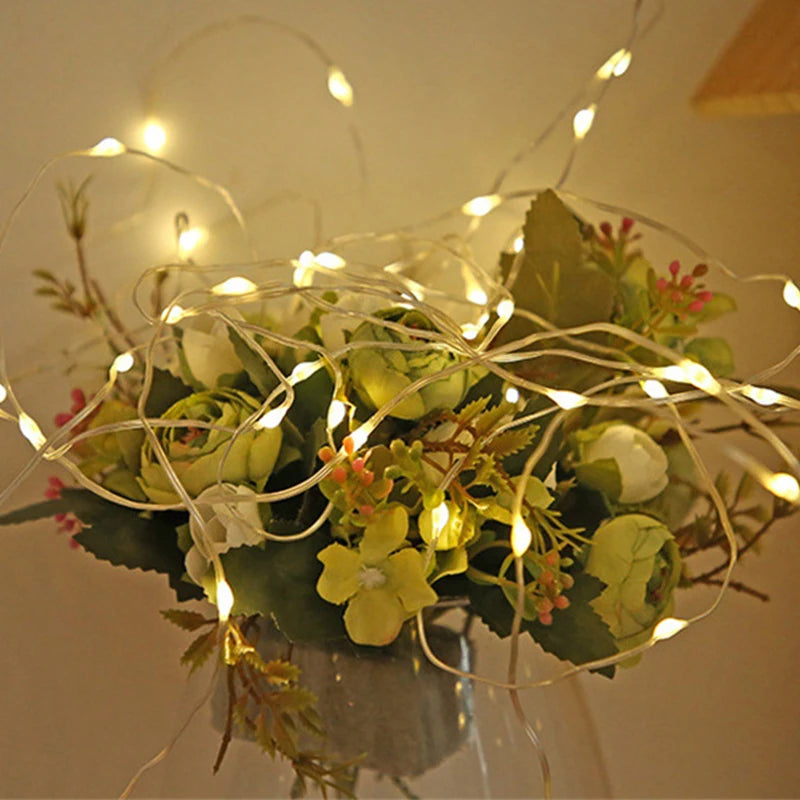 Christmas Tree Lights Outdoor Indoor, 100LED 10M WS2812B RGBIC Lights, String Lights IP65 Waterproof Bluetooth Fairy LED String