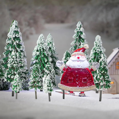 19Pcs Christmas Trees Miniature Tree Diorama Supplies for Train Scenery Architecture DIY Crafts Building Model Scenery Landscape