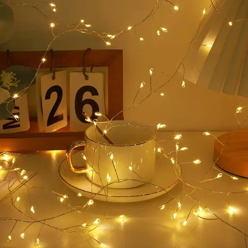 Christmas LED String Lights Garland Holiday Christmas Decoration Battery/USB Holiday Wedding Fairy Lights  Home