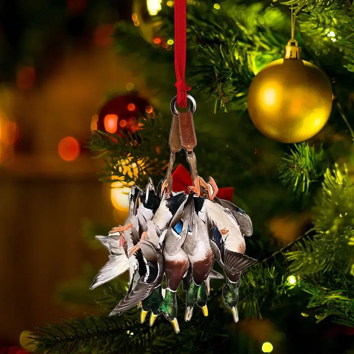 Christmas Ornaments Acrylic Cartoon Forest Acrylic Christmas Ornaments Seasonal Decor for Tree Ceiling Cute Hanging Pendants