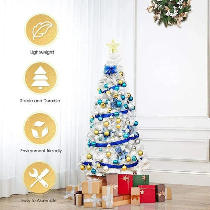 White Artificial Christmas Tree For Home Office Holiday Party Decoration Whole Christmas Tree Christmas Home Decoration
