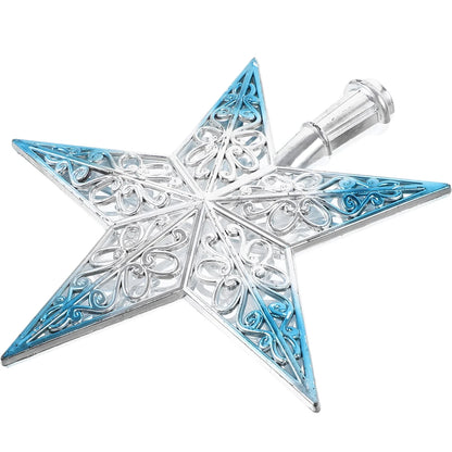 Christmas Ornament Christmas Tree Star Topper Star Party Decoration Tree toppers Blue Decorchraitmas Supplies Favors