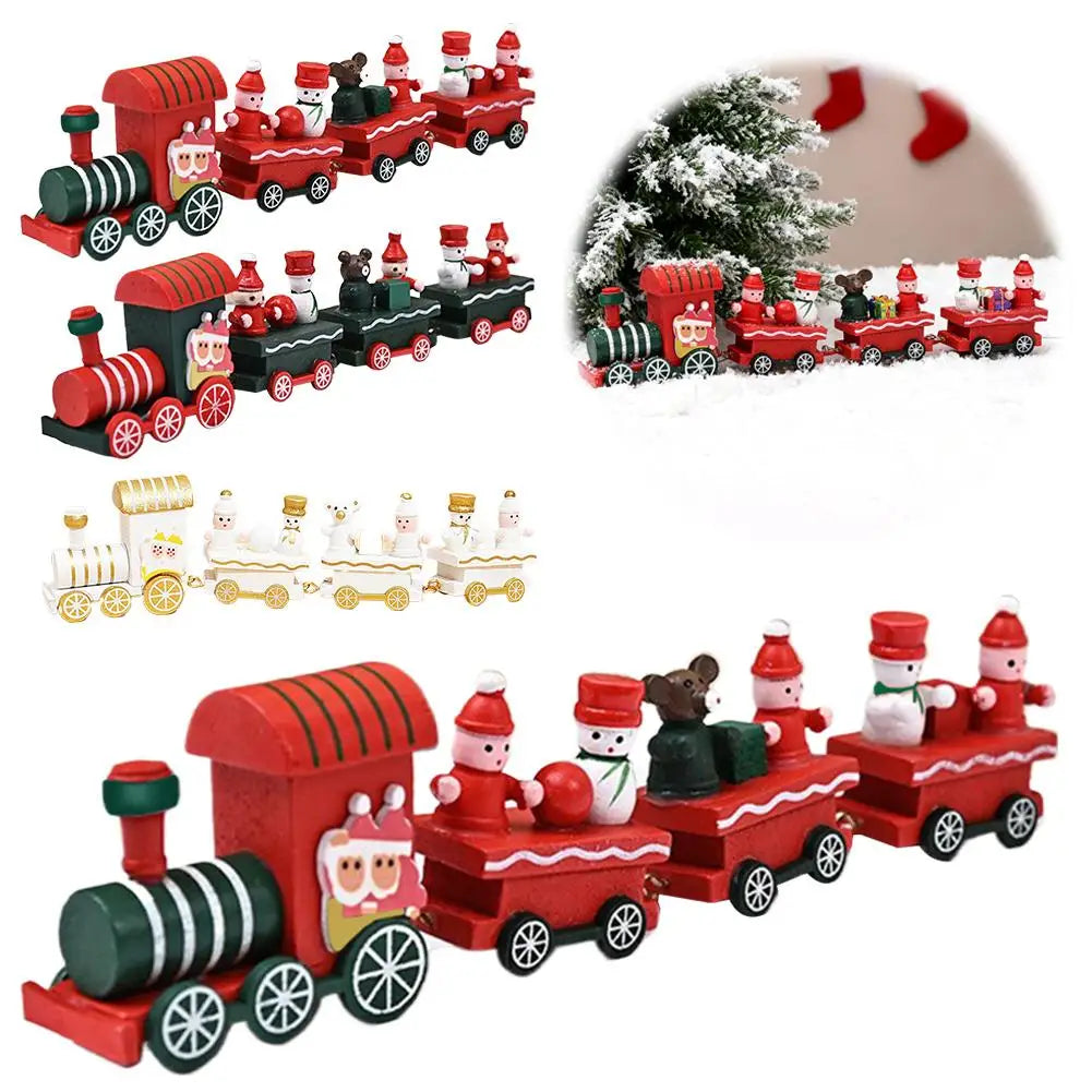 Christmas Train Merry Christmas Decorations For Home 2025 Cristmas Ornament Xmas Navidad Noel Gifts Happy New Year 2026 Gifts