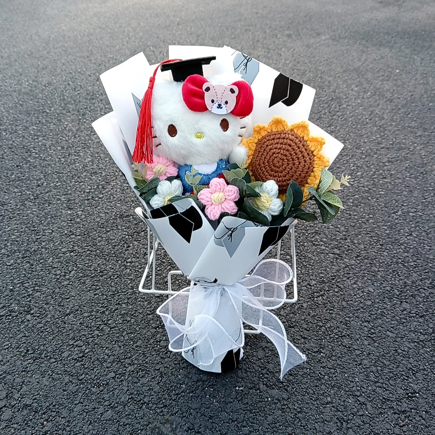 Graduation Gift Kuromi Hello Kitty Bouquet My Melody Cinnamoroll With Sunflower Christmas Valentine's Day Birthday Gift