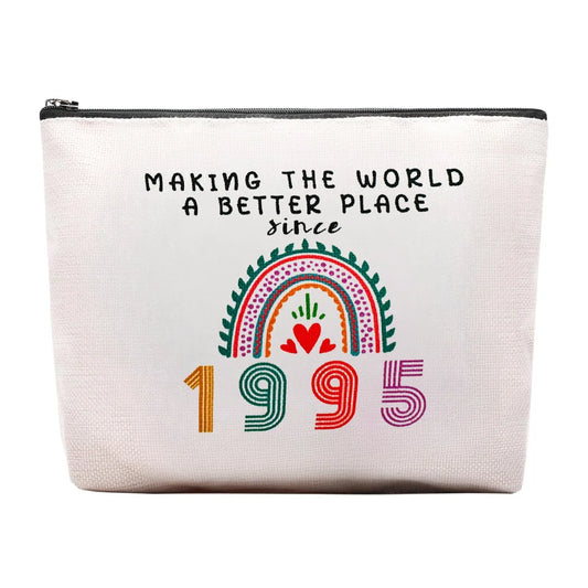 30th Birthday Gifts for Her Makeup Bags 30th Birthday Decorations for Women 1995 30 Year Old Gift for Wife Sister Best Friend